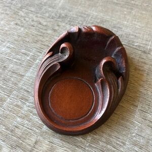 Vintage Syroco Wood Teacup Cup & Saucer Holder Display Stand